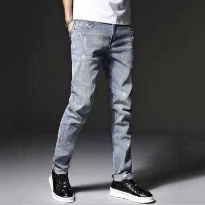 Balmain 2019 Mens Denim Pants - 발망 남성 신상 데님 팬츠 Bam0076x.Size(28 - 42).블루