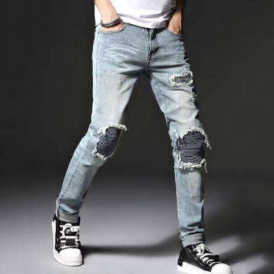 Balmain 2019 Mens Denim Pants - 발망 남성 신상 데님 팬츠 Bam0081x.Size(28 - 42).블루