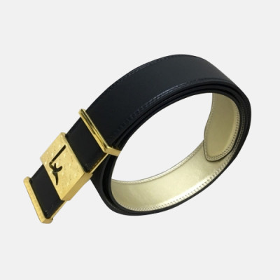 [매장판]Salvatore Ferragamo 2019 Mens Logo Buckle Leather Belt - 살바토레 페라가모 남성 로고 버클 레더 벨트 Fer0200x.Size(3.8cm).블랙금장