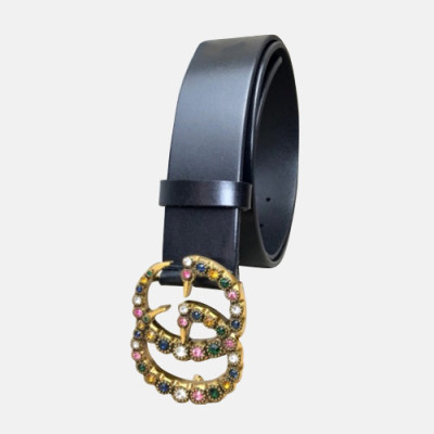 Gucci 2019 Mens Embellish Satin Antique Steel Buckle Leather Belt - 구찌 신상 남성 엠벨리쉬 새틴 엔틱 스틸 버클 레더 벨트 Guc0848x.Size(4.0cm).블랙