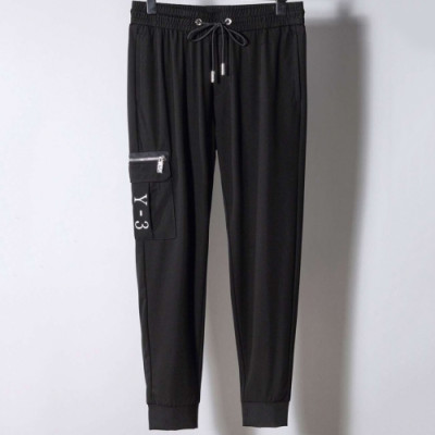 Y3 2019 Mens Casual Training Pants - 요지야마모토 남성 신상 캐쥬얼 트레이닝 팬츠 Y3/0017x.Size(30 - 40).블랙