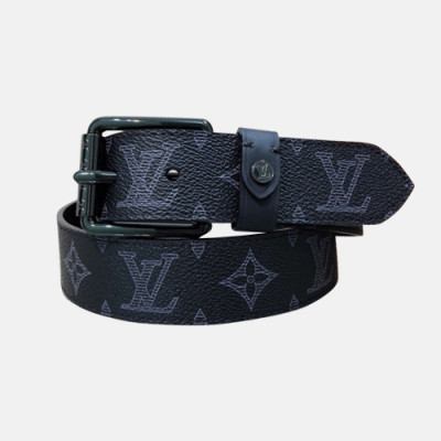 Louis vuitton 2019 Mens Besiness Classic Buckle Leather Belt - 루이비통 남성 신상 비지니스 클래식 버클 레더 벨트 Lou0889x.Size(3.5cm).블랙