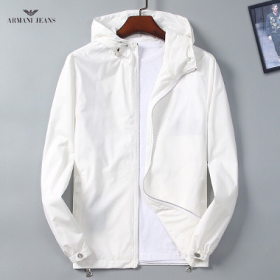 Armani 2019 Mens Wind Breaker Jacket - 알마니 남성 바람막이 자켓 Arm0159x.Size(m - 3xl).2컬러(블랙/화이트)