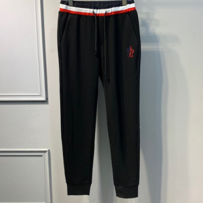 Moncler 2019 Mens Casual Cotton Training Pants - 몽클레어 남성 신상 캐쥬얼 코튼 트레이닝 팬츠 Moc0451x.Size(29 - 38).블랙