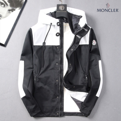 Moncler 2019 Mens Patch Logo Casual Jacket - 몽클레어 남성 패치 로고 캐쥬얼 자켓 Moc0453x.Size(m - 3xl).블랙