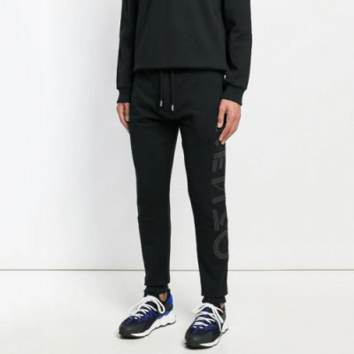 Kenzo Mens Black Sweatpants - 겐조 남성 조거 팬츠 - Ken17x