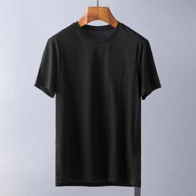 Givenchy 2019 Mens Crew - neck Cotton Short Sleeved T-shirt - 지방시 남성 크루넥 코튼 반팔티 Giv0112x.Size(m - 3xl).2컬러(블랙/화이트)