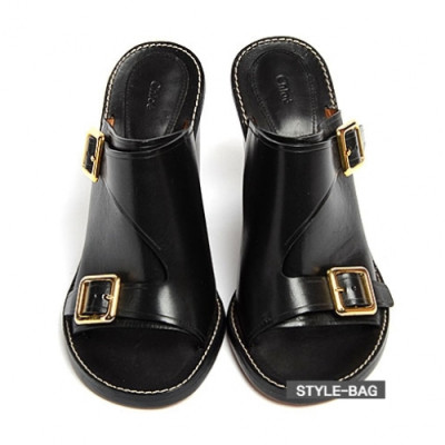 Chloe 2019 Womens Strap Leather Sandal - 끌로에 여성 스트랩 레더 샌들 Chlo001x.Size(225 - 245).블랙