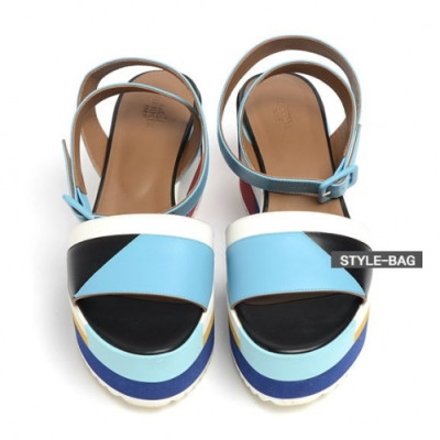 Hermes 2019 Womens Reflect Strap Sandals - 에르메스 여성 리플렉트 스트랩 샌들 Her0215x.Size(225 - 245).블루