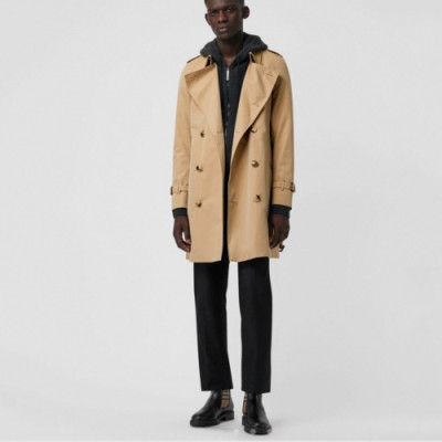 Burberry 2019 Mens Classic Cotton Trench Coat - 버버리 남성 클래식 코튼 트렌치 코트 Bur0643x.Size(m - 2xl).베이지