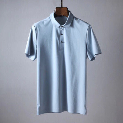 Bottega Veneta 2019 Mens Business Polo Short-sleeved Tshirt - 보테가베네타 남성 비지니스 폴로 반팔티 Bot0054x.Size(m - 3xl).4컬러(파텔스톤스카이블루/파텔스톤그린/블랙/파텔스톤버건디)