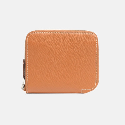 Hermes 2019 Womens Silk in Zippy Small Wallet - 에르메스 여성 실크인 지피 반지갑 Her0235x.Size(11cm).브라운