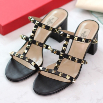 Valentino 2018 Ladies Rockstud Strap Sandal - 발렌티노 여성 락스터드 스트랩 샌들 Val0167x.Size(225 - 250).블랙