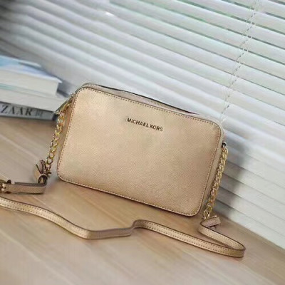 Michael Kors Leather Shoulder Bag,24CM - 마이클 코어스 레더 숄더백 ,MKB0275, 24CM,골드