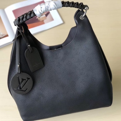 Louis Vuitton  Women Carmel Hobo Tote Shoulder Bag,40cm - 루이비통 여성용 카멜 호보 토트 숄더백 M53188,LOUB1111,40cm,블랙