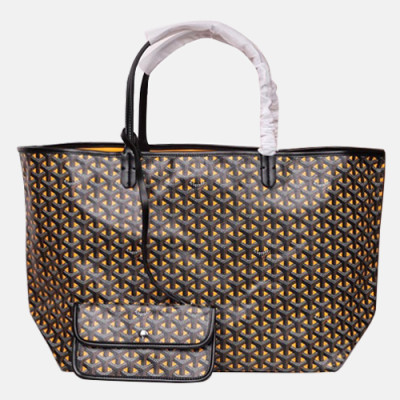 Goyard Leather Reversible Tote Shopper Bag - 고야드 레더 리버서블 토트 쇼퍼백,GYB0107,옐로우+블랙