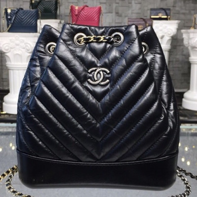 Chanel Gabrielle Back Pack ,23CM - 샤넬 가브리엘 백팩,CHAB0644,23CM,블랙