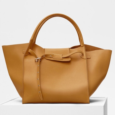 Celine Tote Shoulder Bag,33CM - 셀린느 레더 토트 숄더백 ,55425-8,33CM,옐로우