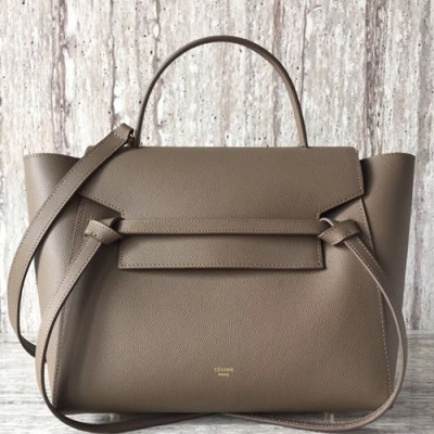 Celine Leather Large Belt Shoulder Bag,28CM - 셀린느 레더 라지 벨트 숄더백 ,98311-5,28CM,카키