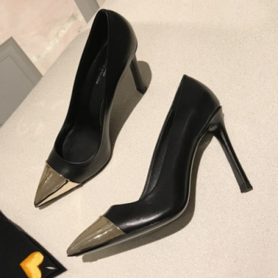 Louis Vuitton 2019 Womens Initial Logo  high-heel Leather Pumps - 루이비통 여성 이니셜 로고 하이힐 레더 펌프스 Lou0970x.Size(220 - 245).블랙