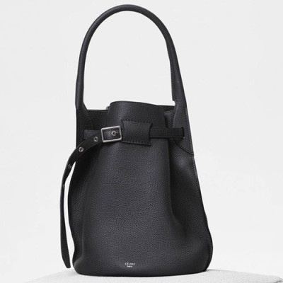 Celine 2019 Leather Bigbag Bucket Tote Bag,30CM - 셀린느 2019 레더 빅백 버킷 토트백 ,55427-5,30CM,블랙