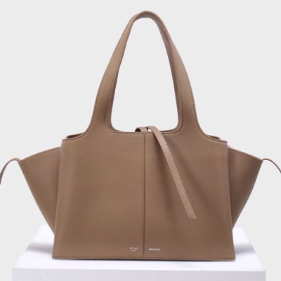 Celine Tri-Fold Leather Tote Bag,32CM - 셀린느 트리 폴드 레더 토트백 ,CELB0013,32CM,카멜