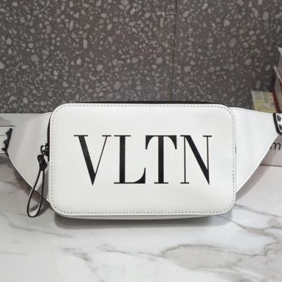 Valentino 2019 Leather  Belt Bag,19/23.5CM - 발렌티노 2019 레더 남여공용 벨트백,VTB0212,19/23.5CM,화이트