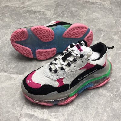 [커스텀급]Balenciaga 2019 Mm/Wm Triple'S Clear Sole Runner - 발렌시아가 남자 트리플S 러너 Bal0250x.Size(225 - 270). 화이트