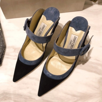 [러블리]Jimmy-Choo 2019 Ladies Suede Leather Bloafer - 지미츄 여성 스웨이드 레더 블로퍼 Jim0050x.Size(220 - 245).블랙