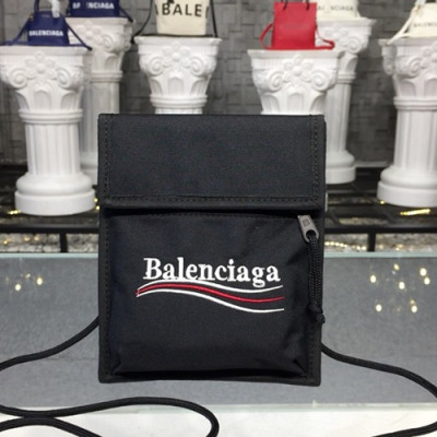 [특가세일]Balenciaga 2019 Canvas Shoulder Cross Bag,19CM - 발렌시아가 2019 남여공용 캔버스 숄더 크로스백,BGB0025,19CM,블랙