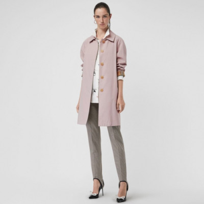 Burberry 2019 Ladies The Camden-Car Cotton Coat - 버버리 여성 캠던카 코튼 코트 Bur0722x.Size(s -xl).베이비핑크