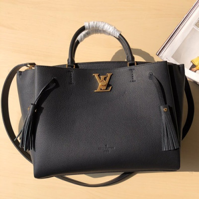 Louis Vuitton Lock Me 2 Tote Shoulder Bag,38cm - 루이비통 락미 2 토트 숄더백 M54569,LOUB1182,38cm,블랙