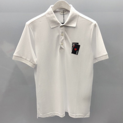 Chrome Hearts 2019 Mens Embroidery Polo Short Sleeved Tshirt - 크롬하츠 남성 자수 폴로 반팔티 Chr0021x.Size(m - 3xl).화이트