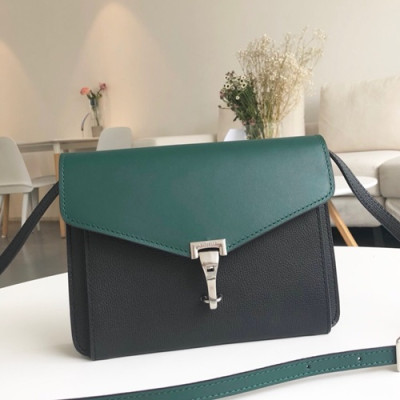 Burberry 2019 Leather  Cross Bag, 25cm - 버버리 2019 레더 여성용 크로스백,BURB0098,25cm,그린+블랙