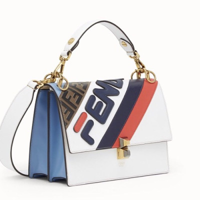 Fendi 2019 Mania Tote Shoulder Cross Bag ,26.5CM - 펜디 2019 마니아 토트 숄더 크로스백  FENB0125,26.5CM,화이트+블루