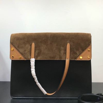 [매장판]Fendi 2019 Leather Tote Bag ,30CM - 펜디 2019 레더 여성용 토트백  FENB0164,30CM,블랙