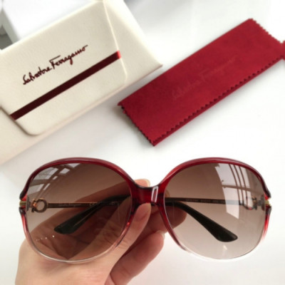 Salvatore Ferragamo 2019 Womens Retro Metal Frame Eyewear - 살바토레 페라가모 여성 레트로 메탈 프레임 선글라스 Fer0267x.Size(61-17-130).4컬러