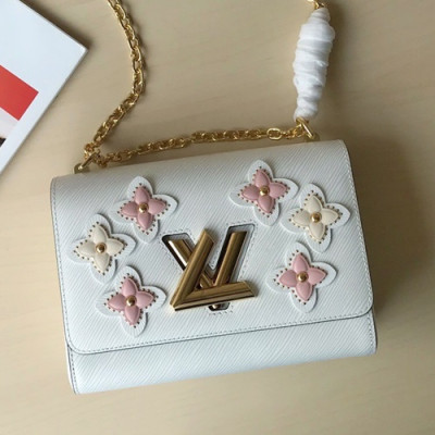 [매장판]Louis Vuitton 2019 Epi Leather Twist Chain Shouder Bag,23cm - 루이비통 2019 에삐 레더 트위스트 체인 숄더백 ,M53762,LOUB1243,23cm,화이트