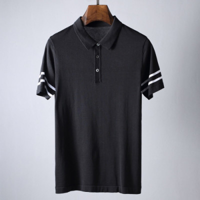 Ermenegildo Zegna  2019 Mens Business Polo Short Sleeved T-shirt - 에르메네질도 제냐 남성 비지니스 폴로 반팔티 Zeg0094x.Size(m - 3xl).블랙