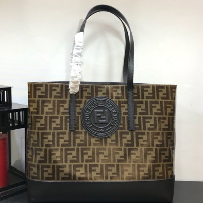 [데일리 백으로 강추]Fendi 2019 Women Tote Shopper Bag ,37CM - 펜디 2019 여성용 토트 쇼퍼백  FENB0273,37CM,블랙