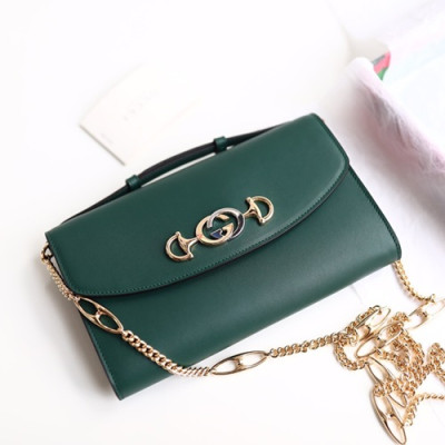 Gucci 2019 Zumi Chain Women Tote Shoulder Cross Bag,24CM - 구찌 2019 주미 체인 여성용 토트 숄더 크로스백 572375,GUB0546,24CM,그린