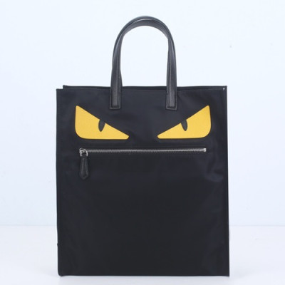 Fendi 2019 Nylon Tote Shopper Bag ,39CM - 펜디 2019 나일론 남여공용 토트 쇼퍼백  FENB0319,39CM,블랙