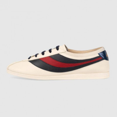 Gucci 2018 Sweide Web Leather Sneakers - 구찌 스웨이드 웹 레더 스니커즈 Guc01085x.Size(240 - 275).화이트