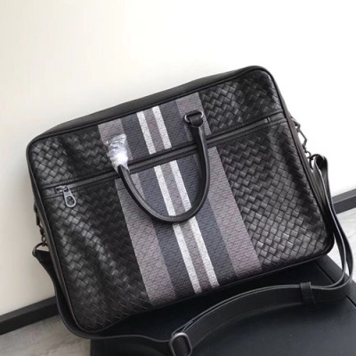 Bottega Veneta 2019 Leather Mens Business ,42cm - 보테가 베네타 2019 레더 남성용 서류가방,429044,BVB0205,42cm,블랙