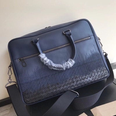 Bottega Veneta 2019 Leather Mens Business ,36cm - 보테가 베네타 2019 레더 남성용 서류가방,477029,BVB0207,36cm,네이비