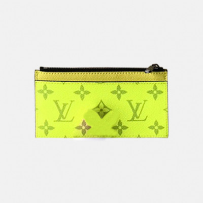 Louis Vuitton 2019 Discovery Pochette Card Holder M30270 - 루이비통 남여공용 디스커버리 포쉐트 카드 홀더 LOUW0034.Size(14.5cm).옐로우