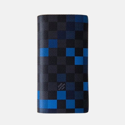 Louis Vuitton 2019 Brazza Wallet N60162 - 루이비통 남성용 브라짜 월릿 장지갑 LOUW0062.Size(19cm).블루