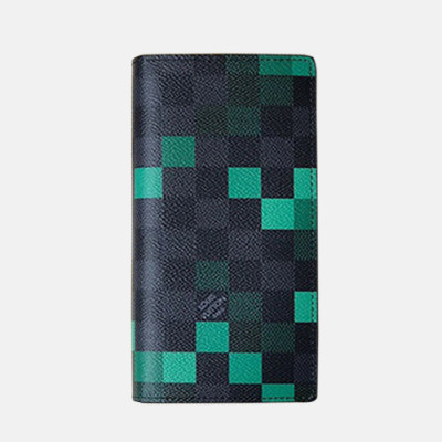 Louis Vuitton 2019 Brazza Wallet N60162 - 루이비통 남성용 브라짜 월릿 장지갑 LOUW0063.Size(19cm).그린