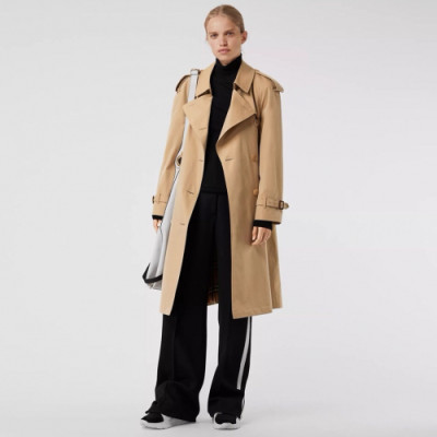 Burberry 2019 Womens Classic Heritage Trench Coat - 버버리 여성 클래식 빈티지 트렌치 코트 Bur0773x.Size(s - 2xl).카멜