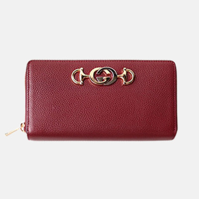 Gucci 2019 Womens Zumi Zippy Wallet 570661 - 구찌 여성 주미 지피 장지갑 GUW0005.Size(19cm).와인